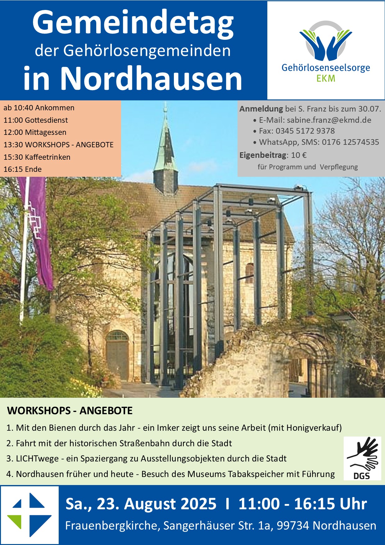 Gemeindetag in Nordhausen